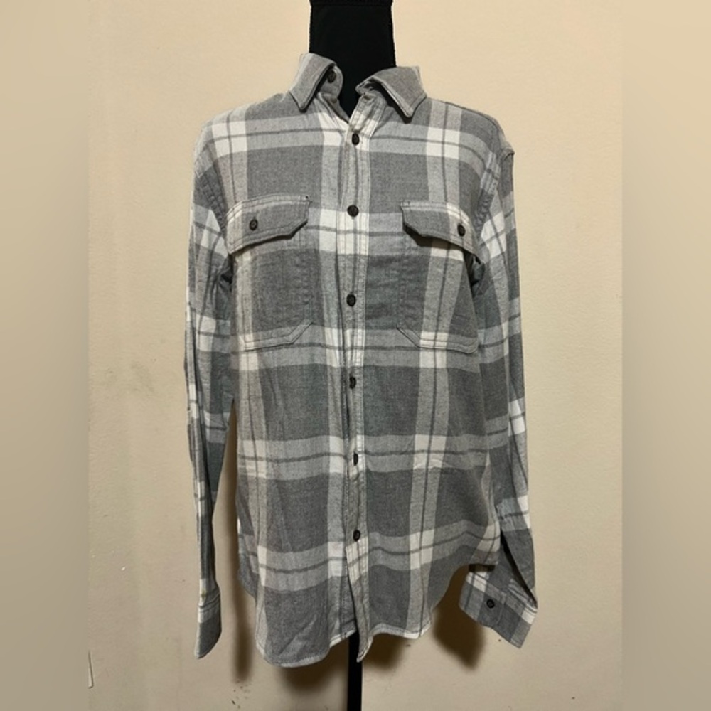 George Gray and White Checkered Men's Shirt